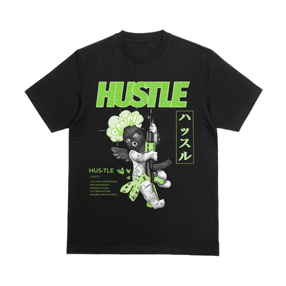 Hustle Angel Black T-Shirt