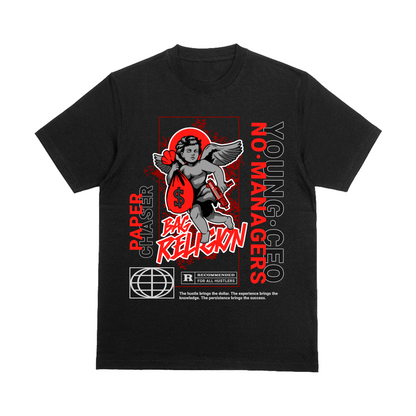 Bag Religion Angel Black T-Shirt